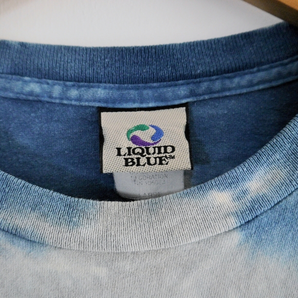 Liquid Blue The Doors Band T Shirt - Single Stitch - Tye Dye - Size Large - Picture 6 of 6